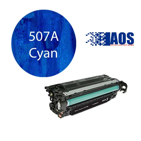 AOS Private Labeled OEM Cyan Standard Toner Cartridge, CE40