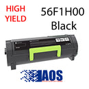 AOS Private Labeled OEM 561H HIGH YIELD (15K) Black Toner Cartridge, 56F1H00