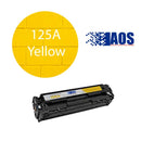 AOS Private Labeled OEM 125A Yellow Toner Cartridge, CB542A