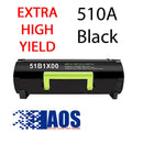 AOS Private Labeled OEM 511X Black Toner Cartridge, 51B1X00