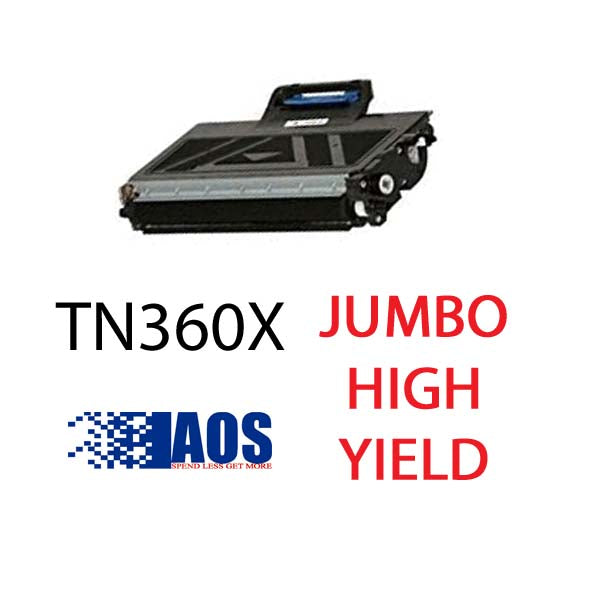 AOS Private Labeled OEM TN360X JUMBO High Yield Toner Cartridge