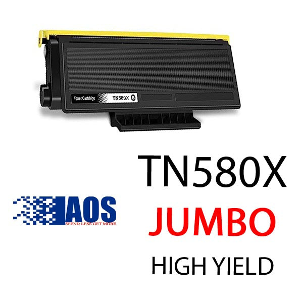 AOS Private Labeled OEM TN580X JUMBO High Yield Toner Cartridge